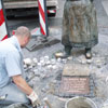 Impressionen Einweihung der zweite Bodenplatte am Denkmal Mina Knallenfalls 2008